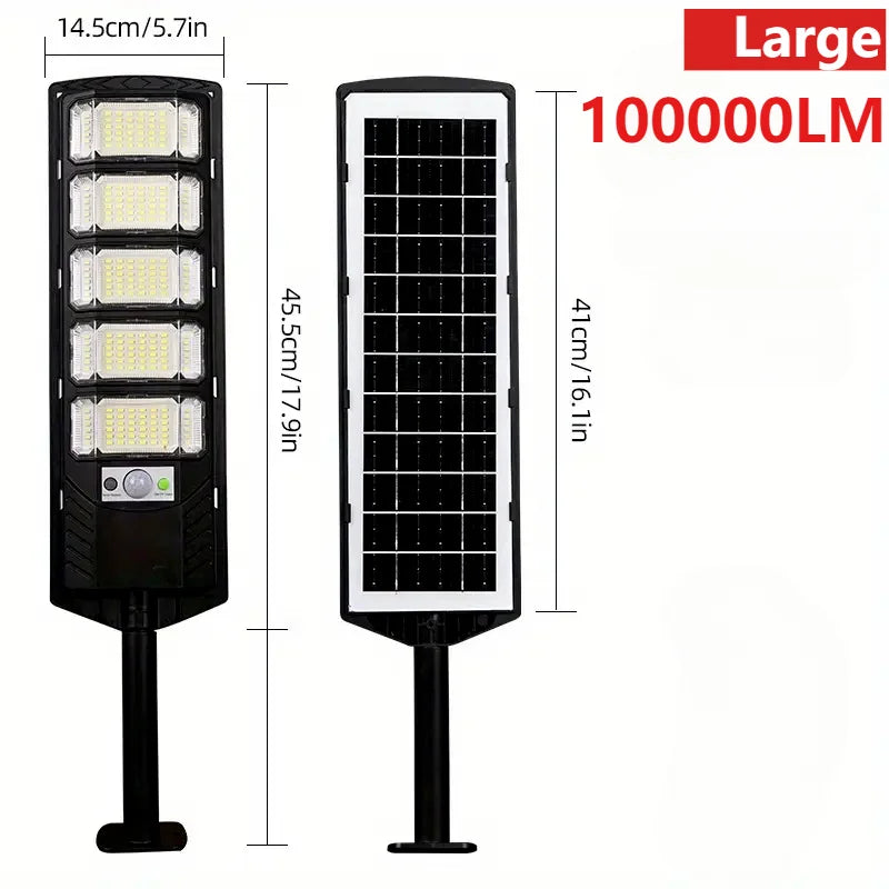 Solar Street Light Commercial – 100000LM Dusk to Dawn IP65