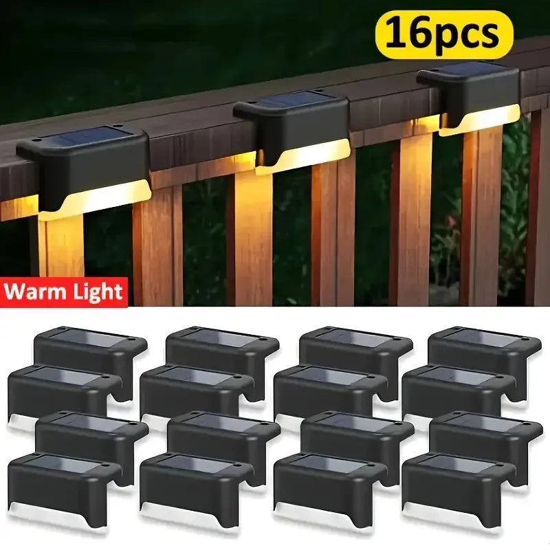 Solar Deck Street Step Light – 16PCS LED
