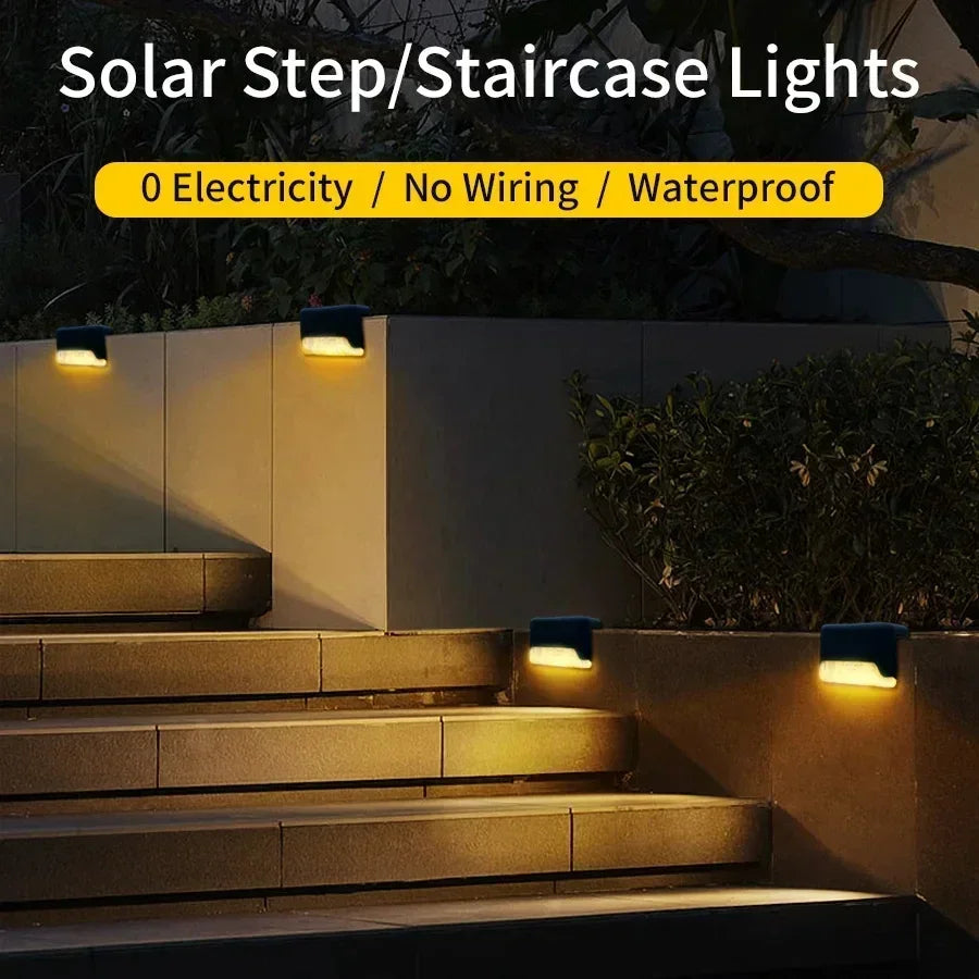 Solar Deck Light 1-8 Pack – LED Waterproof Garden