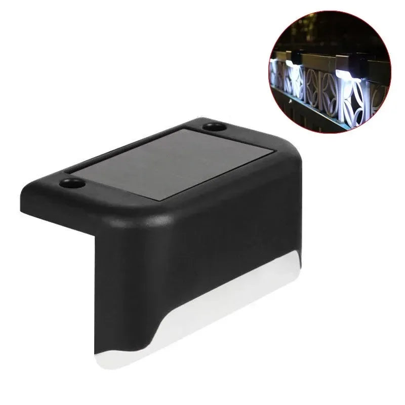 Solar Step Light 1-6 Pack – LED Waterproof Stairs Fence Railing
