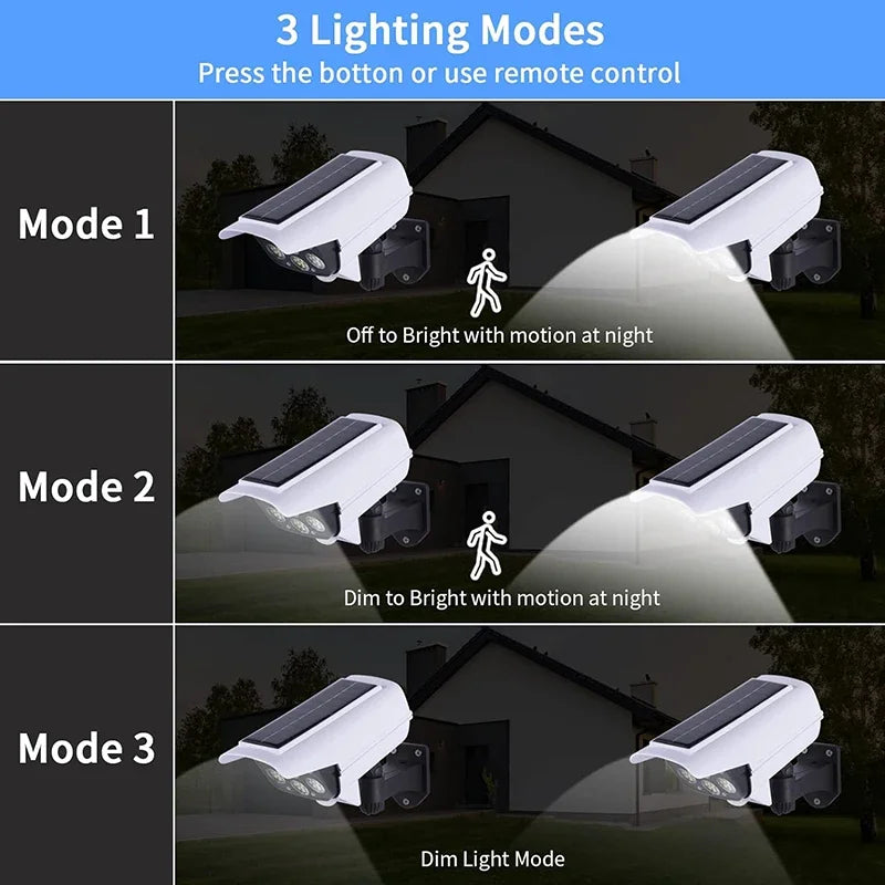 Solar Security Dummy Camera Light – 77LED IP65