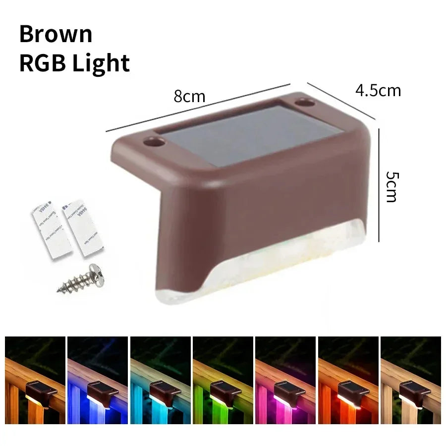 Solar Deck Light 1-8 Pack – LED Waterproof Garden