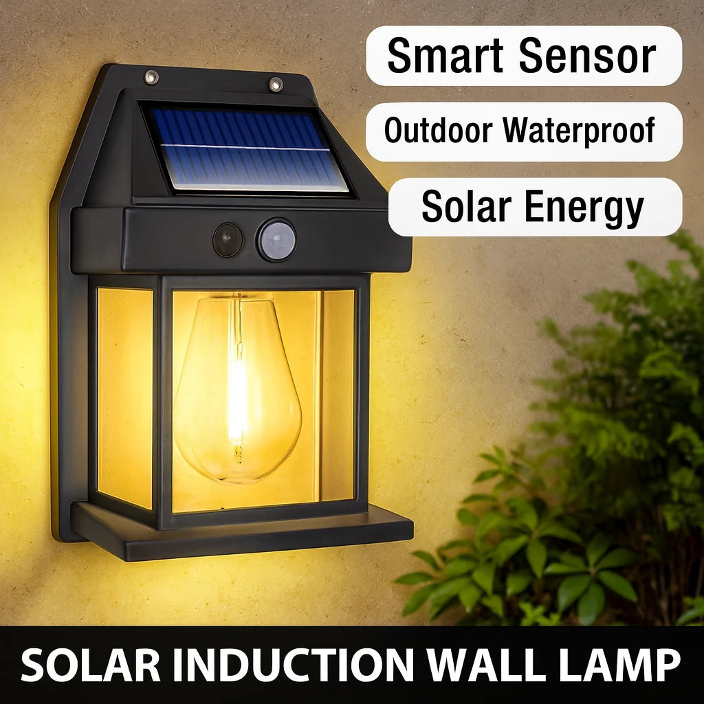 Solar Wall Light – LED Motion Sensor IP65 Waterproof Garden