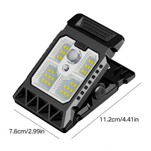Solar Clamp Work Light – LED Motion Sensor