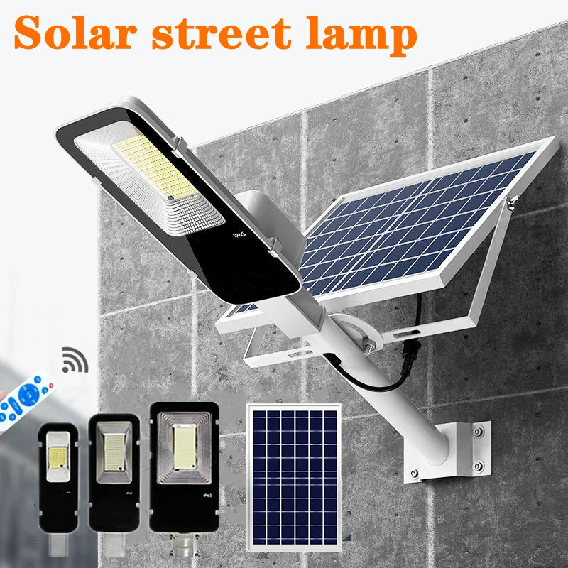 Solar Street Light 100-300W – 6000mAh IP65 Dusk to Dawn