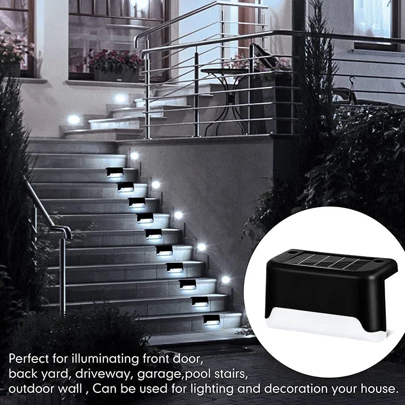 Solar Deck Fence Light 4-12PCS – LED Waterproof