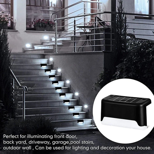 Solar Deck Fence Light 4-12PCS – LED Waterproof