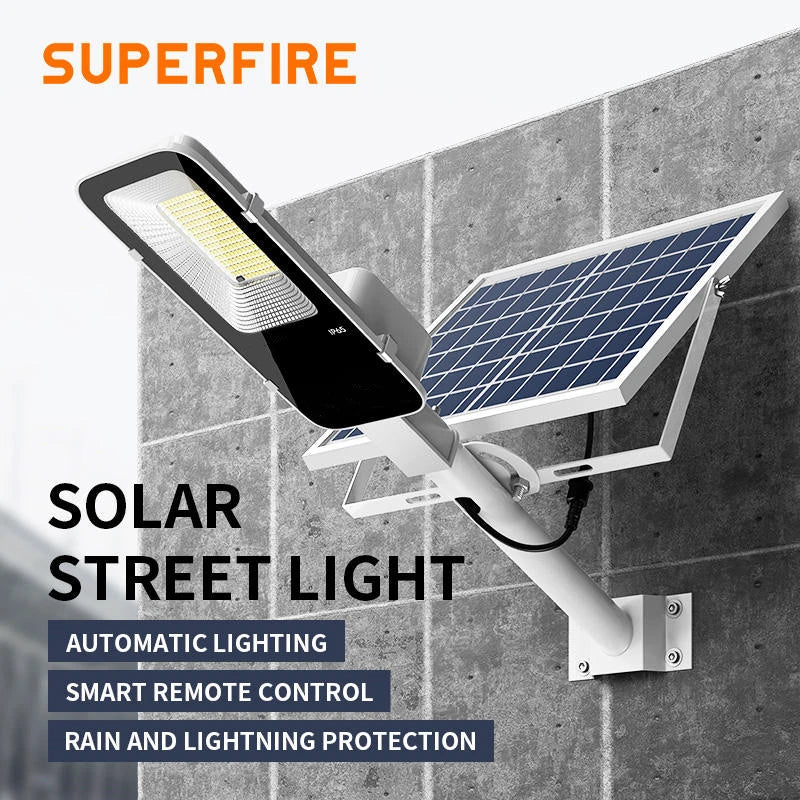 Solar Street Light 100-300W – 6000mAh IP65 Dusk to Dawn