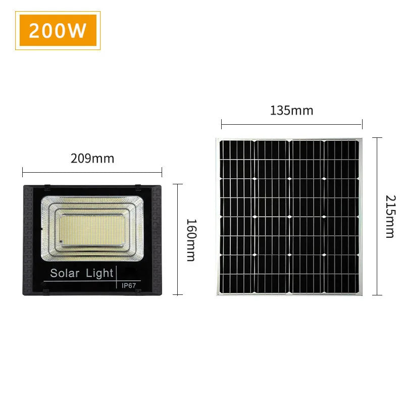 Solar Flood Light 30W-500W – High Power Super Bright