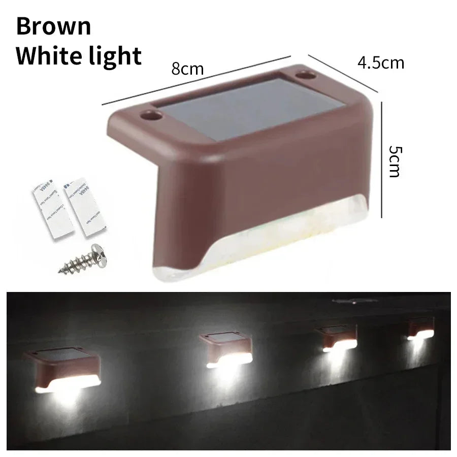 Solar Deck Light 1-8 Pack – LED Waterproof Garden