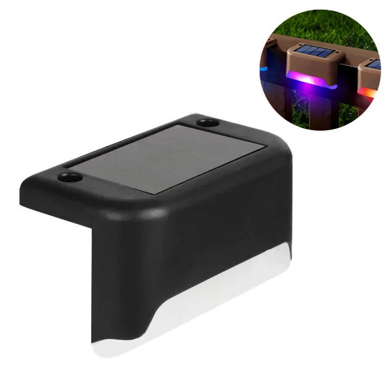 Solar Step Light 1-6 Pack – LED Waterproof Stairs Fence Railing