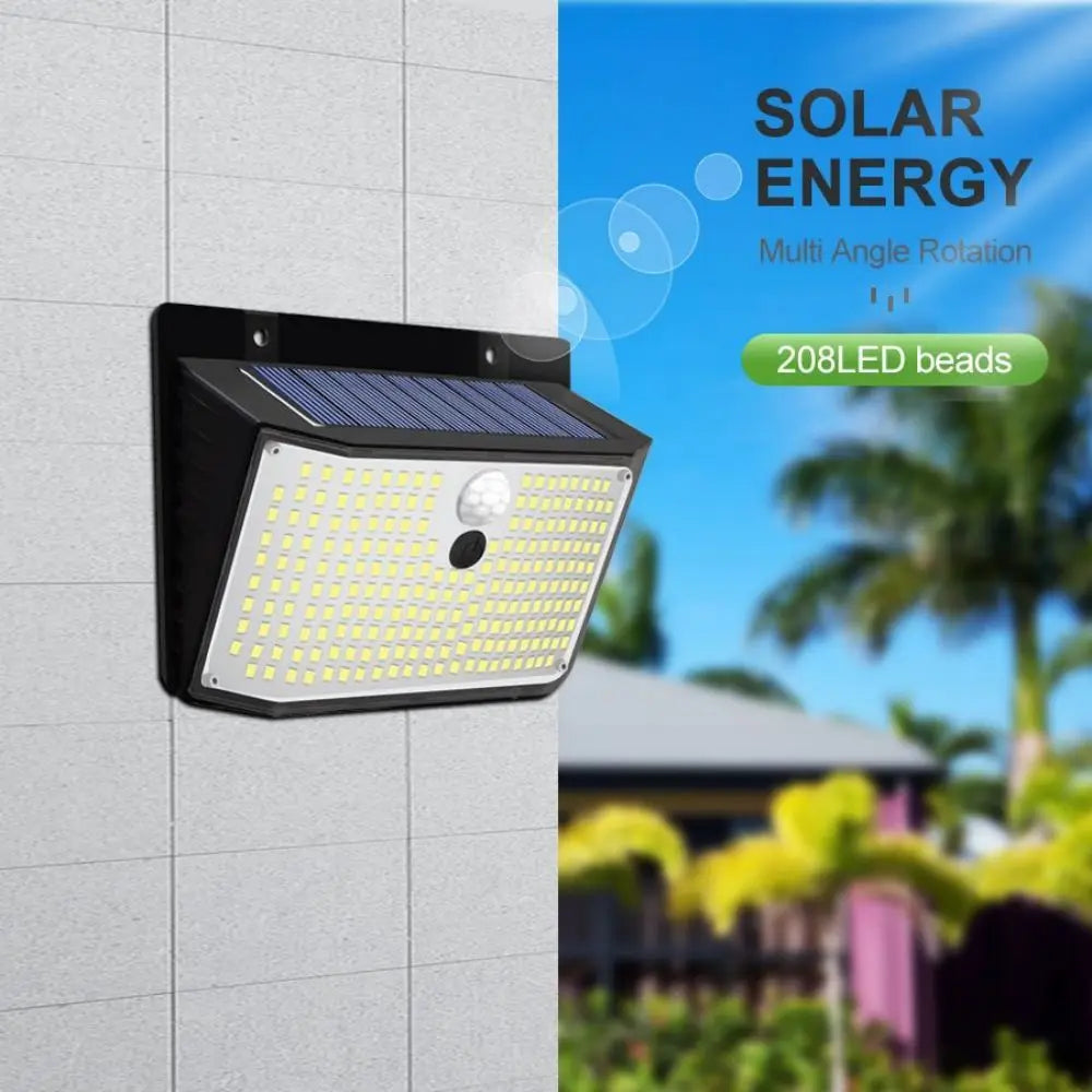Solar Security Wall Light – 158LED Motion Sensor
