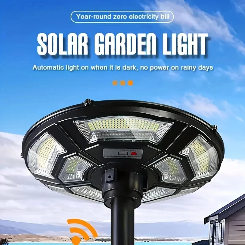 Solar UFO Courtyard Light – Motion Sensor Auto On/Off Outdoor