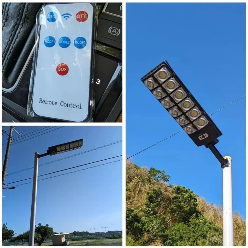 Solar Flood Light – 250W 8000LM Motion Sensor