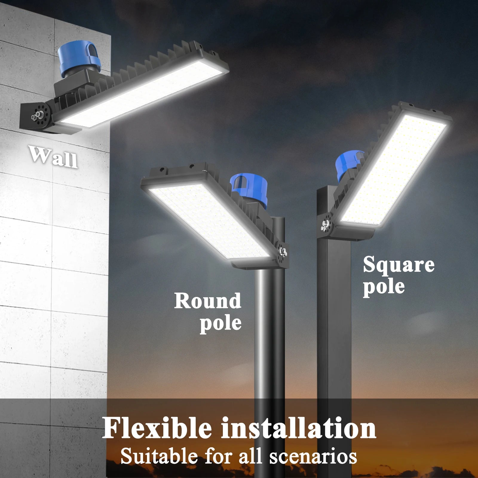 Solar Parking Lot Light – 100W 14000LM IP67