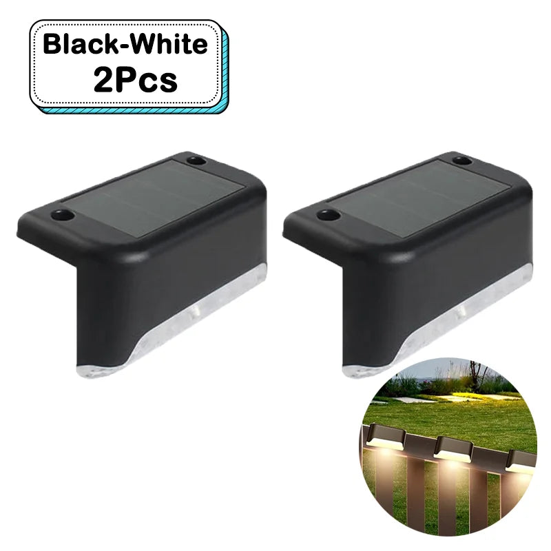 Outdoor Solar Step Lights – Warm White LED