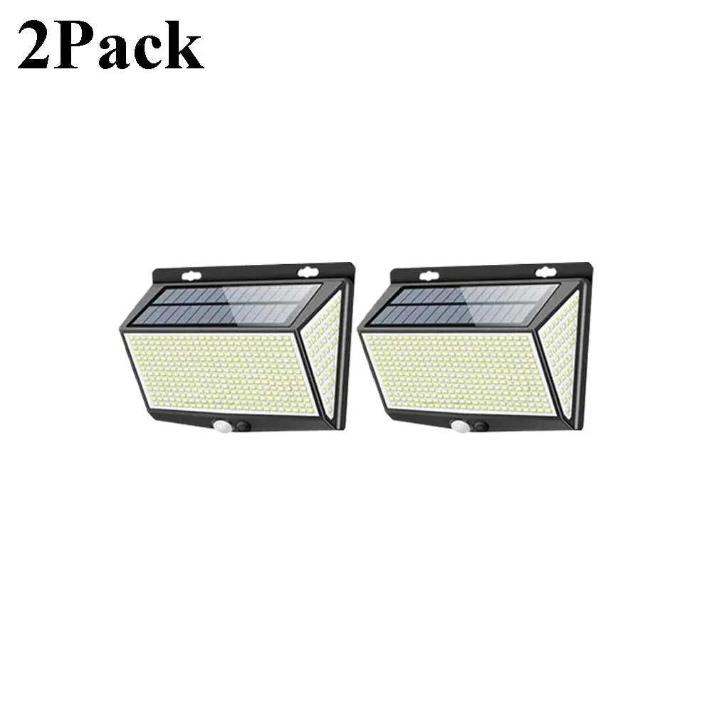 Solar Security Wall Light – 468LED PIR Motion Sensor