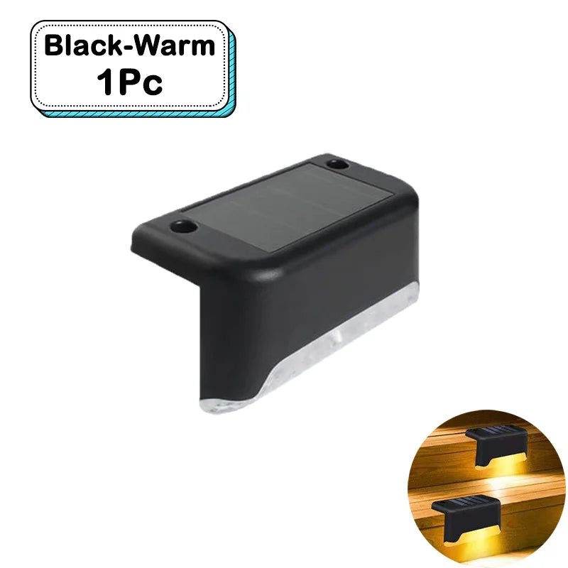 Outdoor Solar Step Lights – Warm White LED