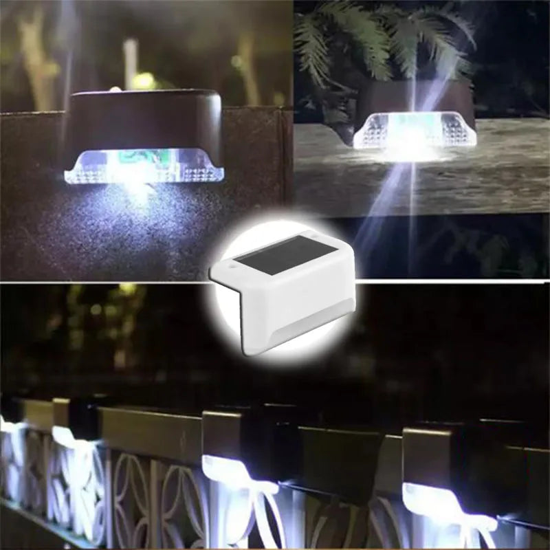 Solar Step Stair Light – LED Warm White Waterproof Balcony Patio