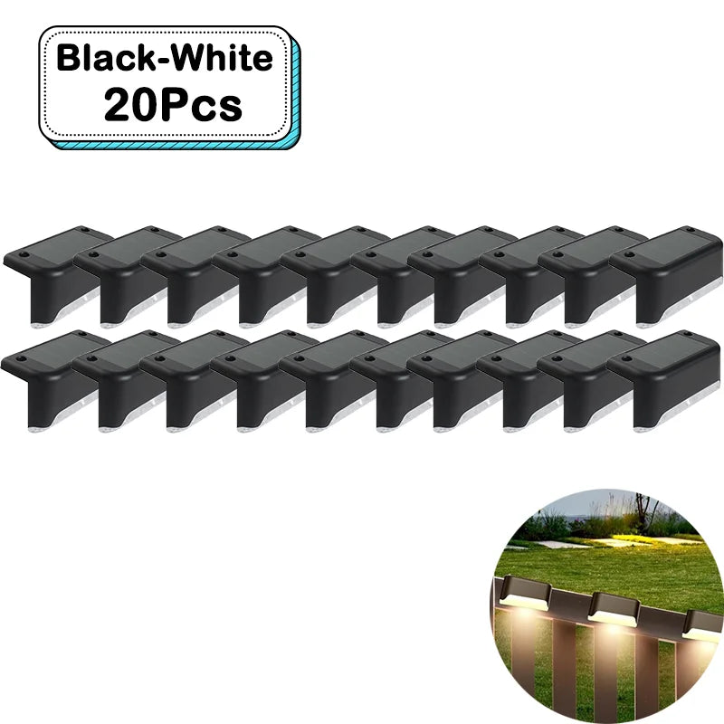Outdoor Solar Step Lights – Warm White LED