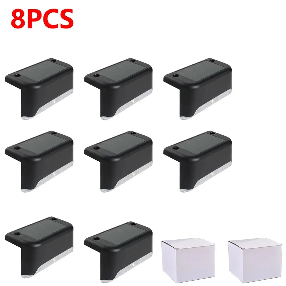 Solar Step Light 4-32 Pack – LED Warm White IP65 Waterproof Path
