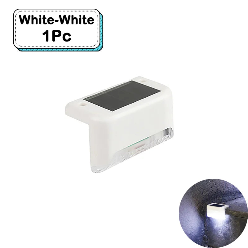 Outdoor Solar Step Lights – Warm White LED
