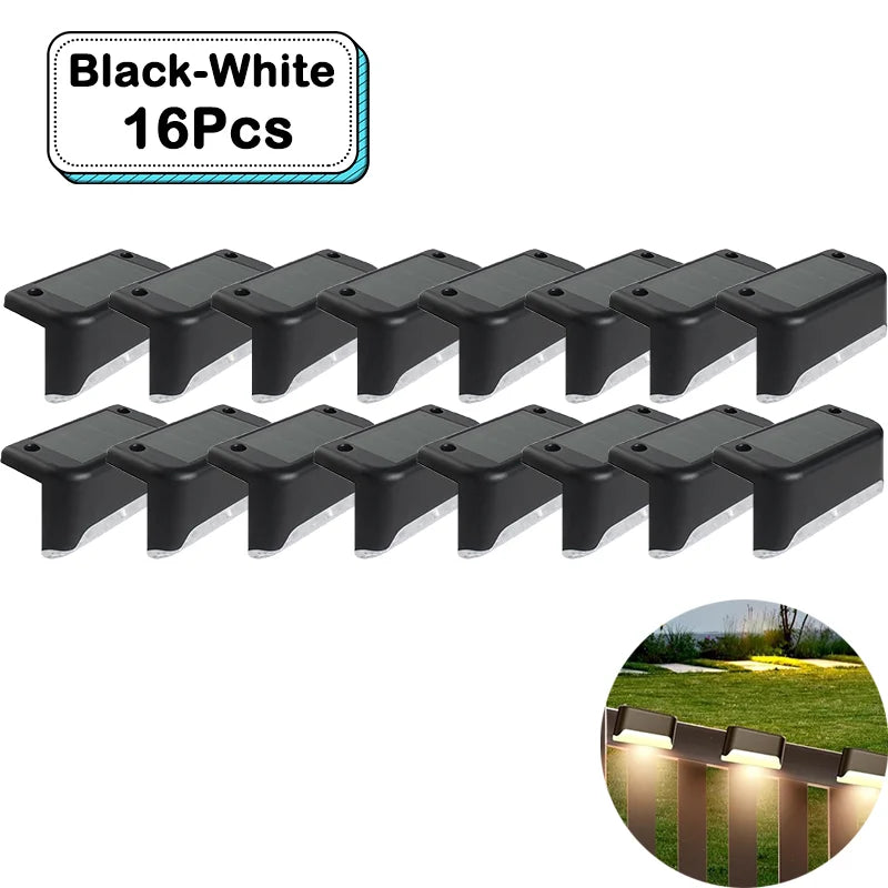 Outdoor Solar Step Lights – Warm White LED