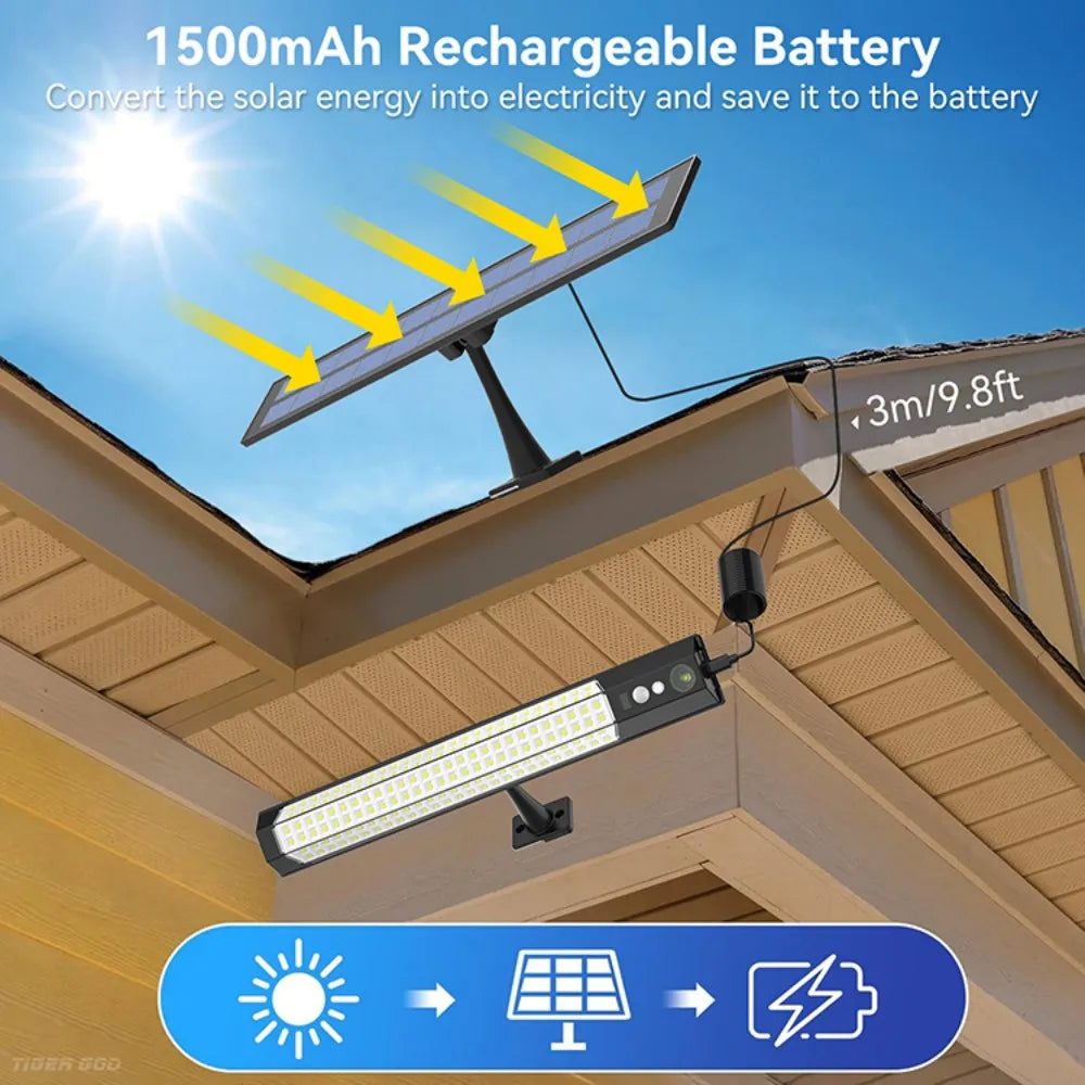 Solar Security Wall Light – 316LED Motion Sensor