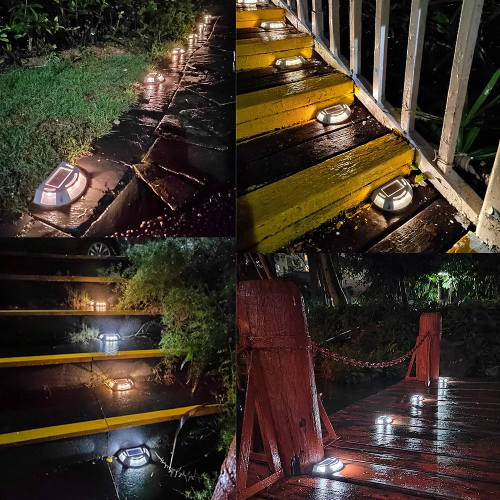 Solar Stud Driveway Pathway Light – LED Waterproof Deck Stair