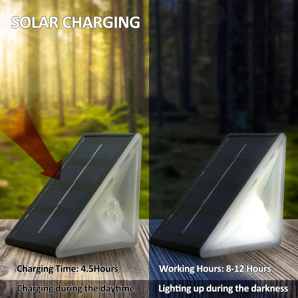 Solar Step Light RGB – Warm White IP67 Waterproof Auto On
