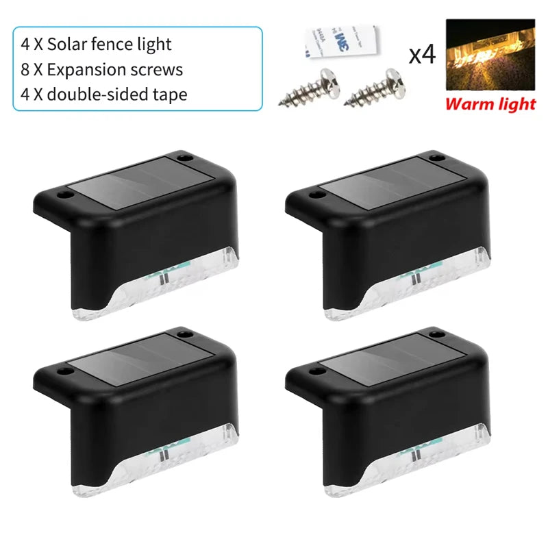 Solar Deck Step Light – LED Waterproof Railing