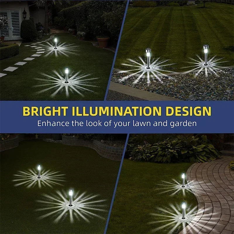 Solar Garden Lantern 10-Pack – LED Waterproof