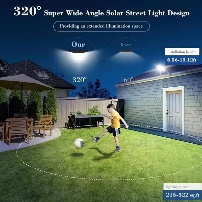 Solar Street Light 2000-4000W – Motion Sensor Remote Waterproof