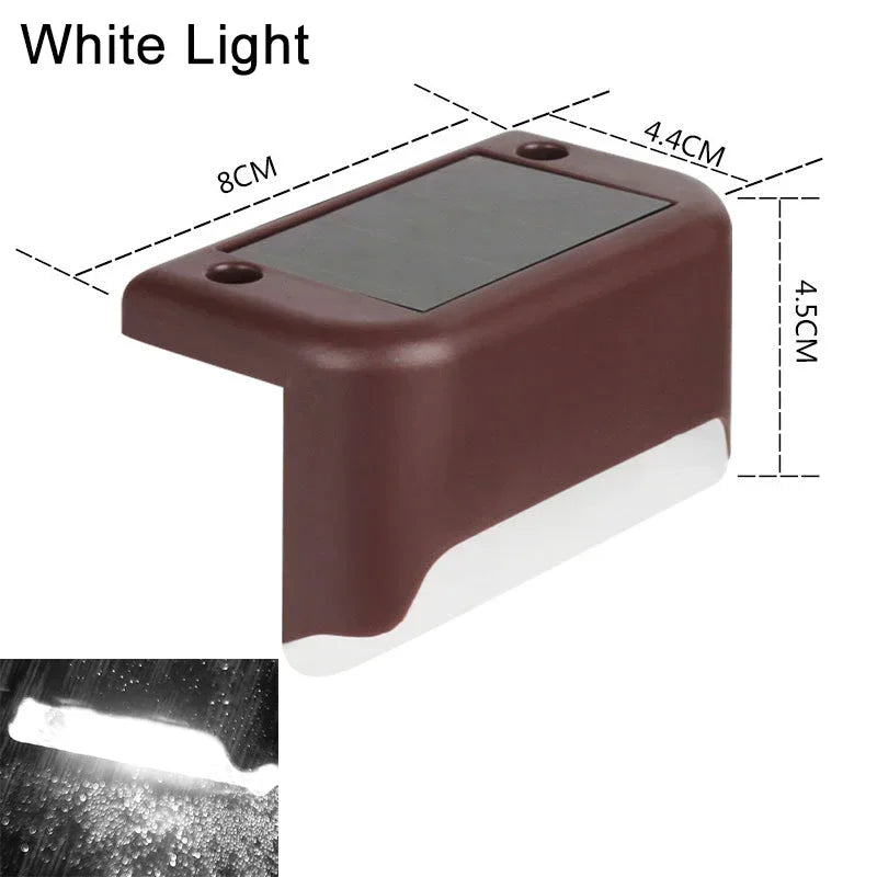 Solar Deck Step Light – LED Waterproof Railing