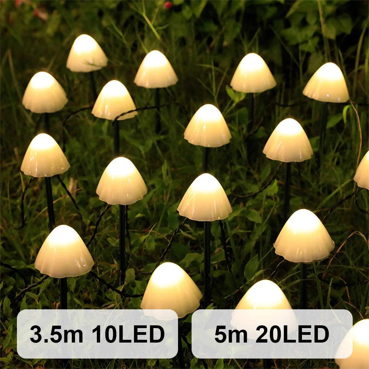 Solar Mushroom Garden Light – Pathway Waterproof LED