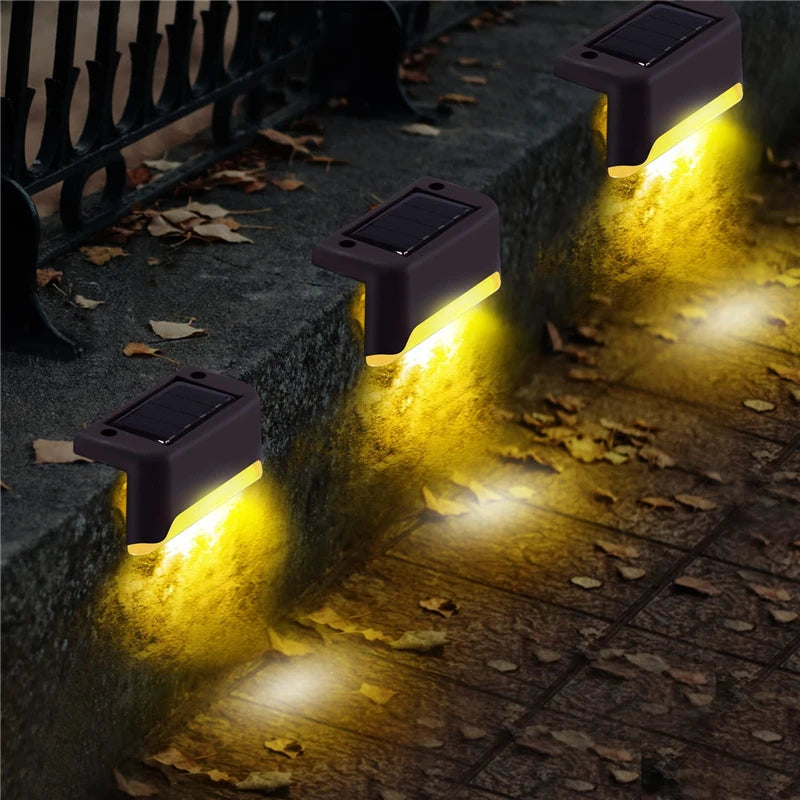 Solar Step Path Light 4-32 Pack – LED IP65 Waterproof Balcony
