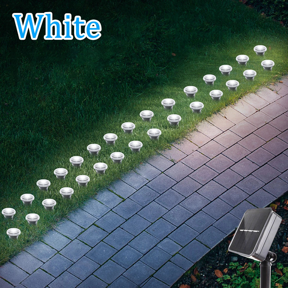 Solar Garden Pathway Light – 30LED 8 Modes