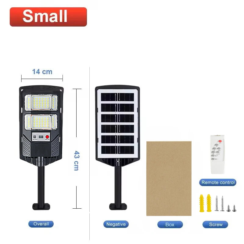 Solar Street Light 2000-4000W – Motion Sensor Remote Waterproof