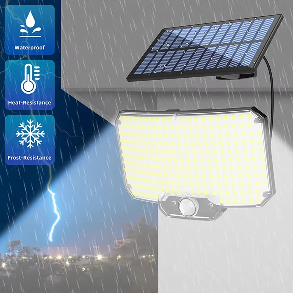 Solar Flood Wall Light – 234LED Motion Sensor