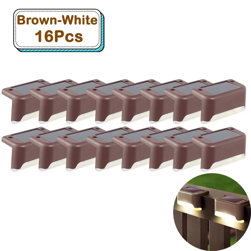 Outdoor Solar Step Lights – Warm White LED