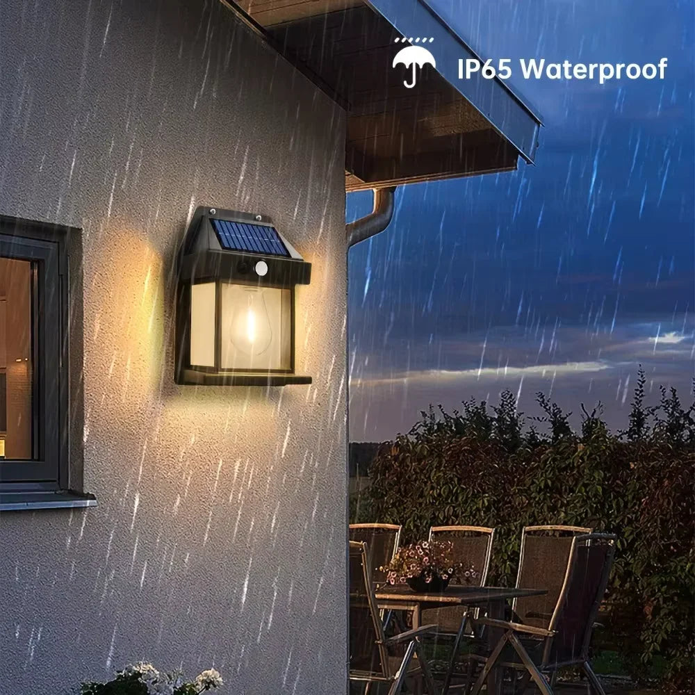 Solar Wall Light – LED Motion Sensor IP65 Waterproof Garden