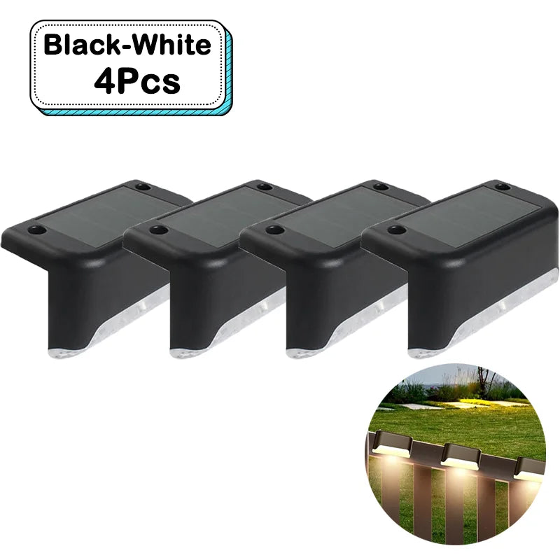Outdoor Solar Step Lights – Warm White LED