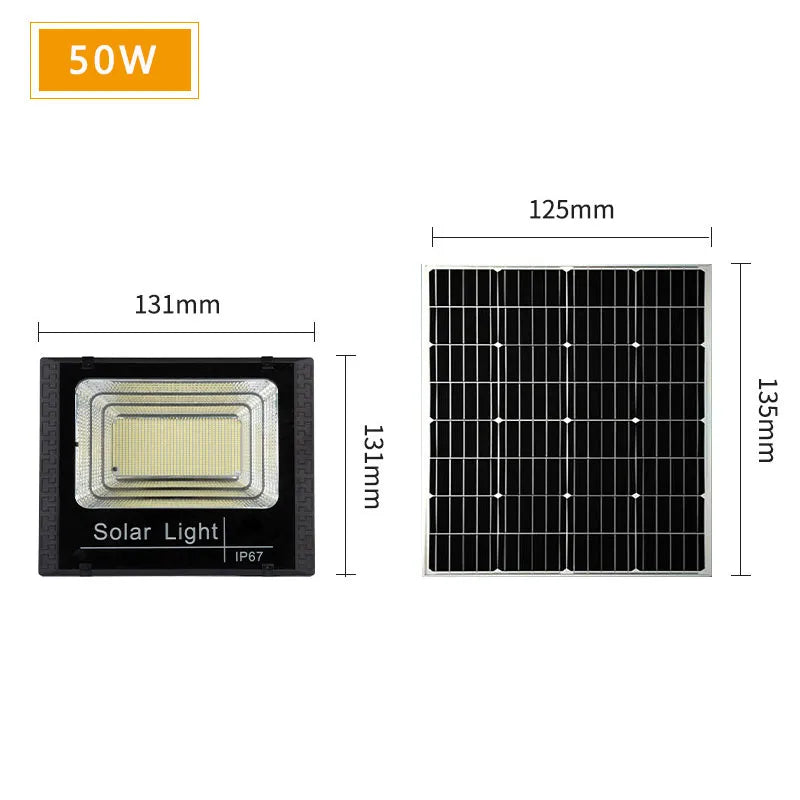 Solar Flood Light 30W-500W – High Power Super Bright