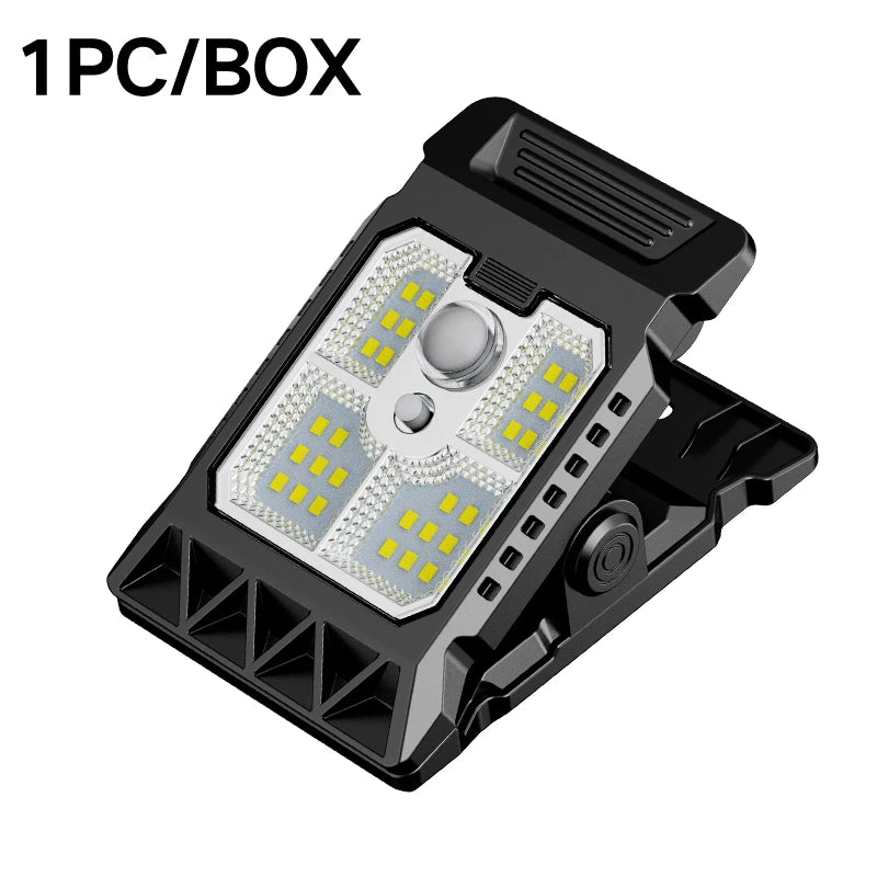 Solar Clamp Work Light – LED Motion Sensor