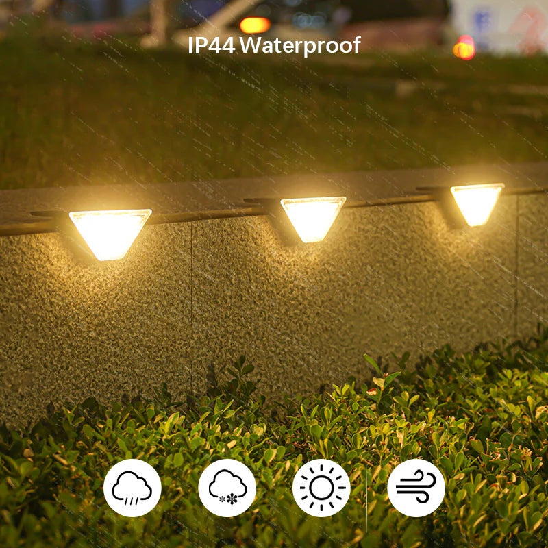 Solar Step Deck Light 8PCS – LED Waterproof Outdoor Stair Patio