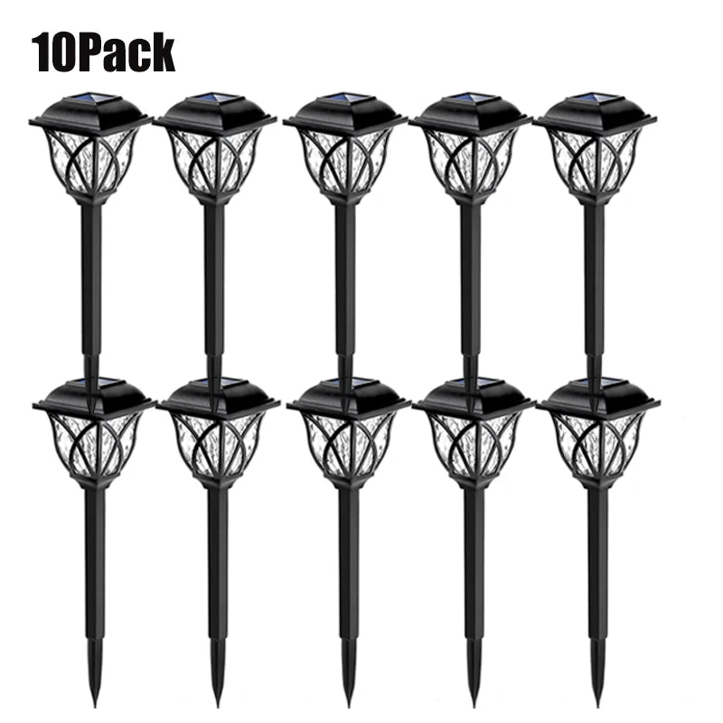 Solar Yard Pathway Light 1-10 Pack – LED Waterproof Bright Lawn