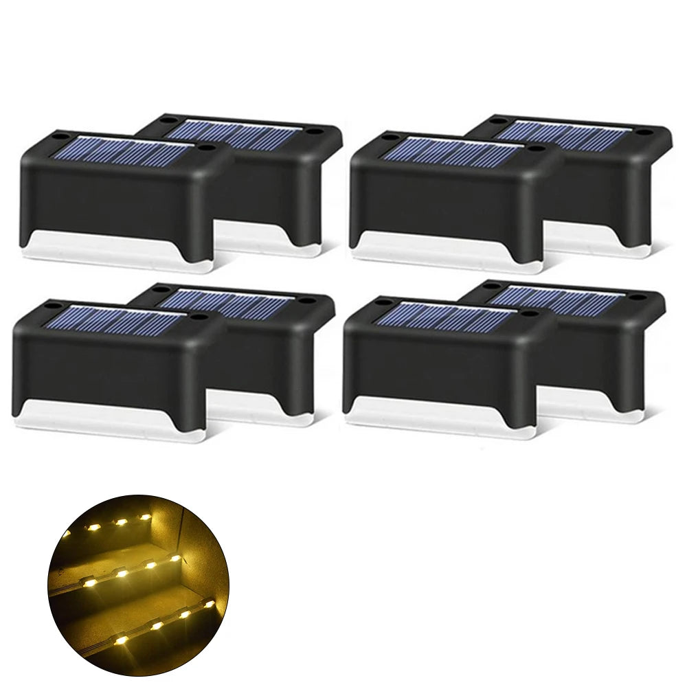Solar Deck Stair Light 4-16PCS – LED Waterproof