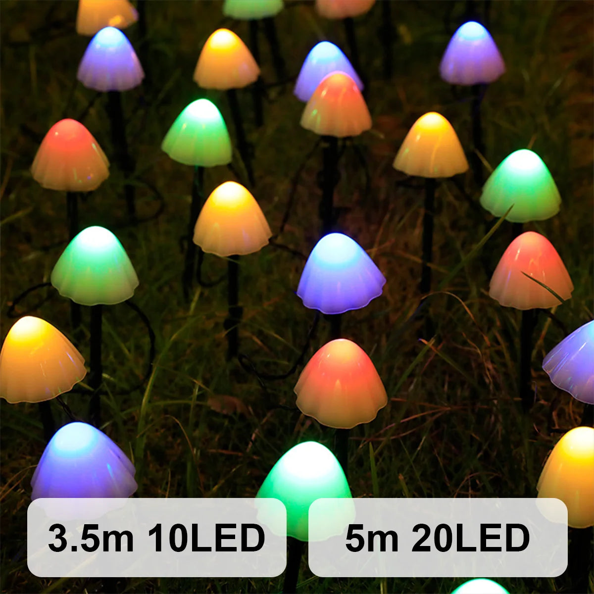 Solar Mushroom Garden Light – Pathway Waterproof LED