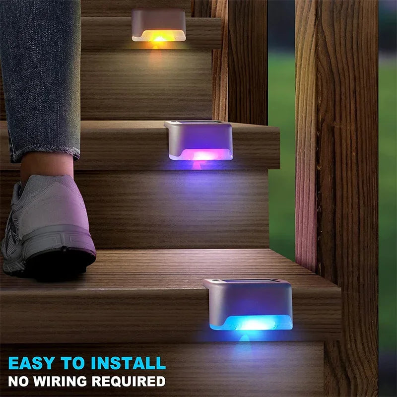 Solar Deck Step Light 2-Pack – LED Waterproof