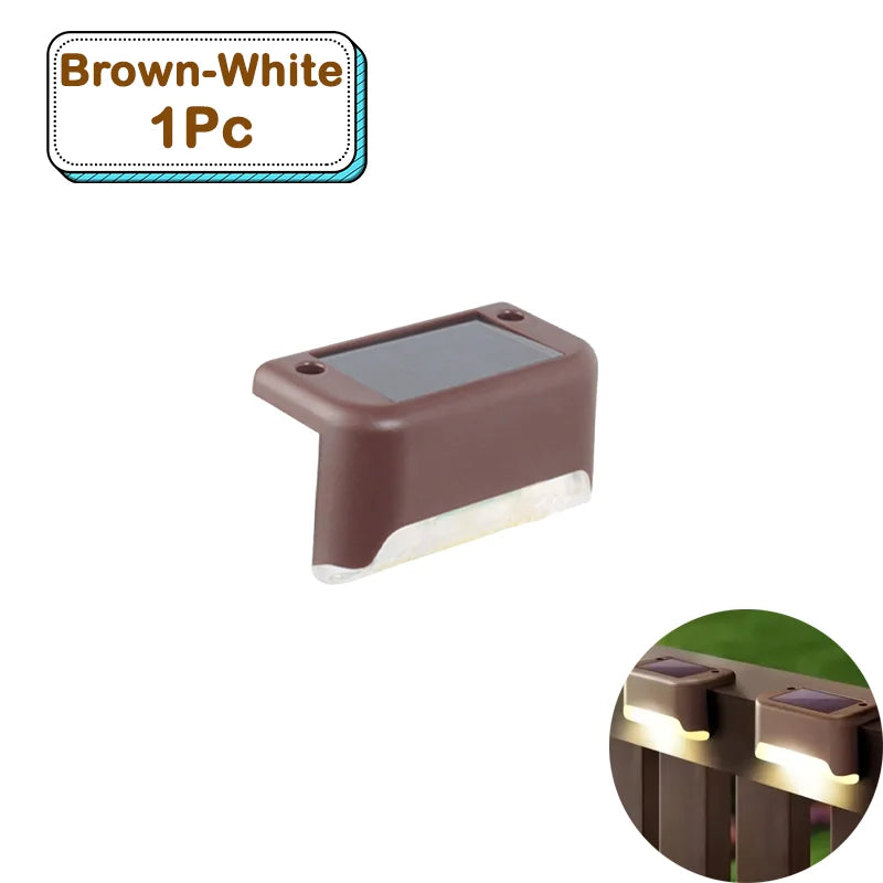 Outdoor Solar Step Lights – Warm White LED